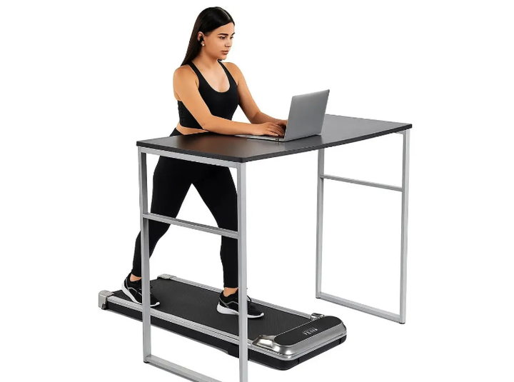 Беговая дорожка электрическая Treadmill, до 120кг, 1100Вт, до 6км/час, тихая и компактная для дома, квартиры или офиса - изображение 3