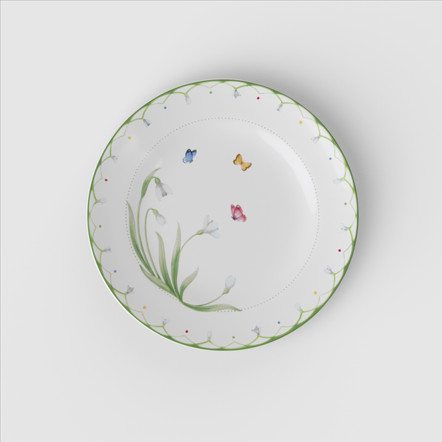 Набір столового посуду для сніданку Villeroy & Boch Colourful Spring з 6 предметів на 2 персони преміальна порцеляна - зображення 4