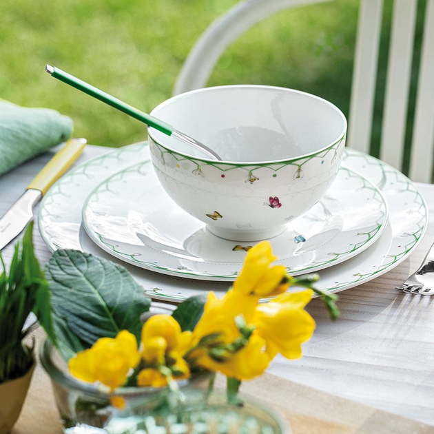 Набір столового посуду для сніданку Villeroy & Boch Colourful Spring з 8 предметів на 2 персони преміальна порцеляна - зображення 3