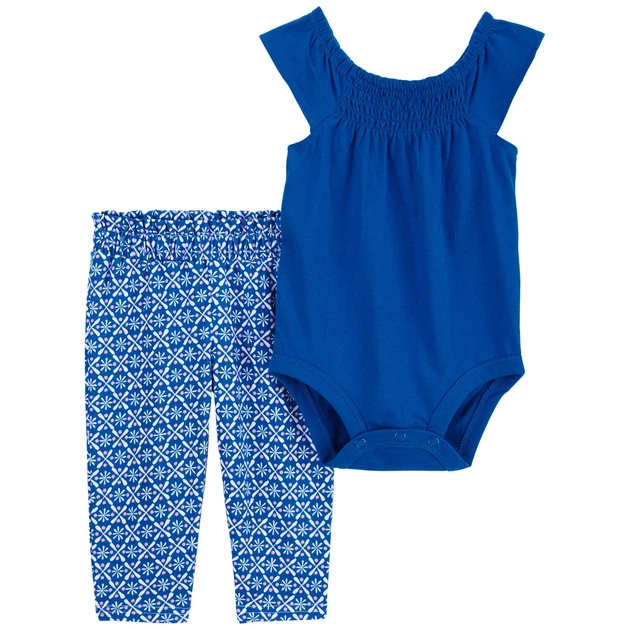 Комплект Carter's 2в1 боді штани для дівчинки 76-81 см (1Q464610_18M) - Фото 1 Комплект Carter's 2в1 боді штани для дівчинки 76-81 см (1Q464610_18M) - изображение 1