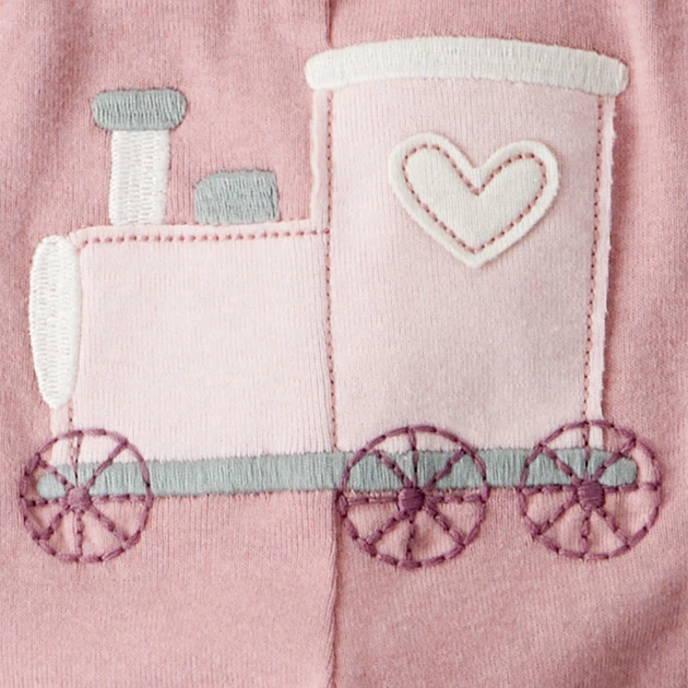 Комплект Carter's 3в1 2 боді, штани для дівчинки 55-61 см (1U023710_3M) - зображення 2