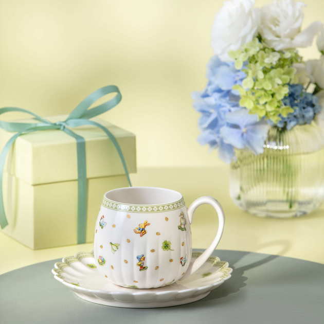 Набір столового посуду для сніданку Villeroy & Boch Easter Delight із 6 предметів на 2 персони преміальна порцеляна - зображення 8