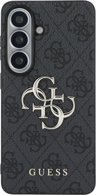 Etui plecki Guess 4G Big Metal Logo do Samsung Galaxy S26 Black (3666339613693) - obraz 3