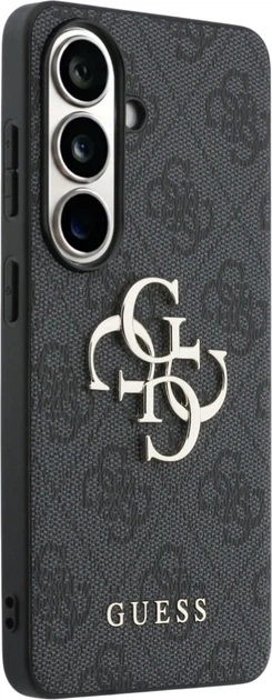 Etui plecki Guess 4G Big Metal Logo do Samsung Galaxy S26 Black (3666339613693) - obraz 4