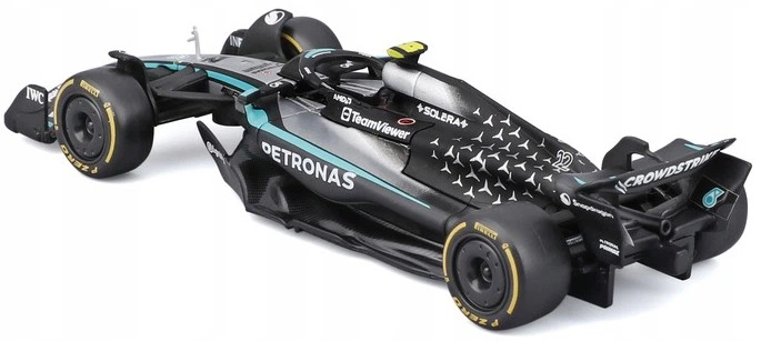Металева модель автомобіля Bburago Formula Mercedes AMG K. Antonelli 1:43 38237_12 (4893993019984) - зображення 4