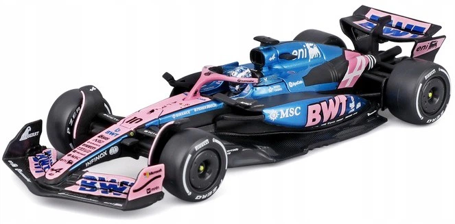 Металева модель автомобіля Bburago Formula Alpine A525 P. Gasly 1:43 38258_10 (4893993382583) - зображення 3