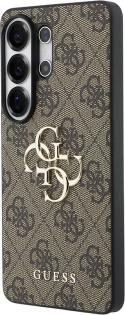 Etui plecki Guess 4G Big Metal Logo do Samsung Galaxy S26 Ultra Brown (3666339613747) - obraz 2