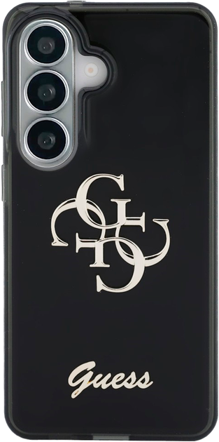 Etui Guess IML Big Metal 4G Script do Samsung Galaxy S26 Black (8018417525650) - obraz 3