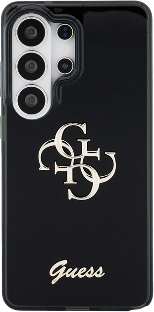 Etui Guess IML Big Metal 4G Script do Samsung Galaxy S26 Ultra Black (3666339613594) - obraz 3