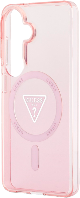Etui Guess IML Gradient Triangle MagSafe do Samsung Galaxy S26 Pink (3666339613662) - obraz 6