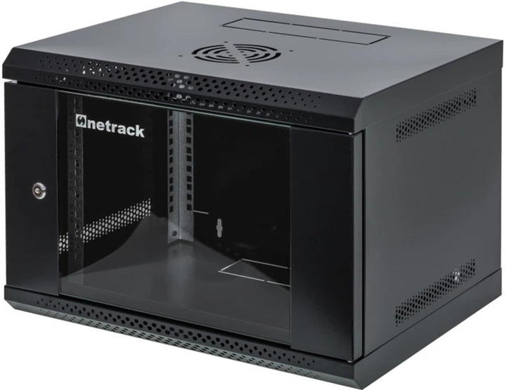 Szafa wisząca serwerowa Netrack 19" 6U 540x400 Black (019-060-540-012E) - obraz 2