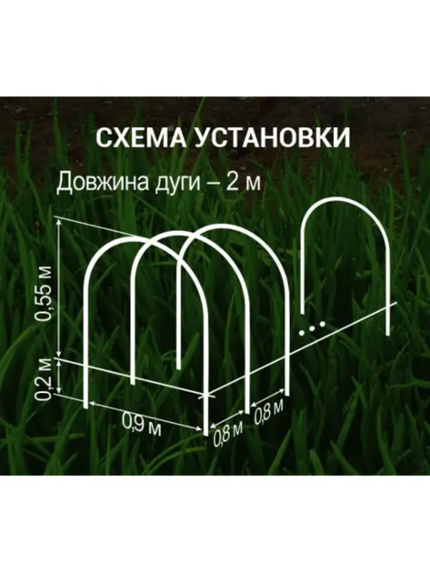 Мінітеплиця ПарничОк ТМ "Agreen" 5 м. (щільність 30 г/м²) - изображение 4