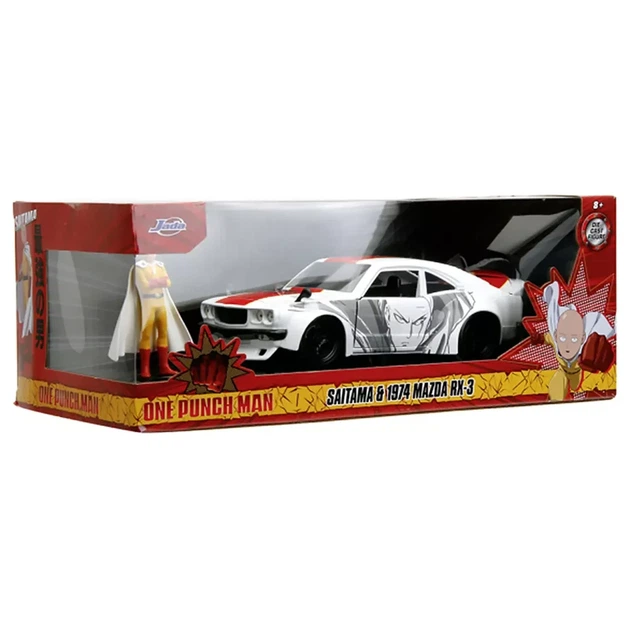 Машинка Jada Mazda RX-3 1974 года с фигуркой Ванпанчмена 1:24 (253255058) - изображение 3