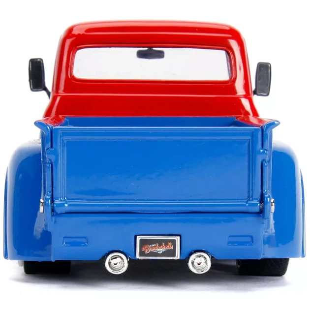 Автомодель Jada Ford F-100 1956 з фігуркою Супердівчина 1:24 (253255008) - зображення 7