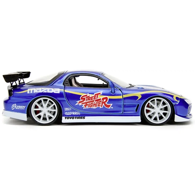 Машинка Jada Вуличний боєць Mazda RX-7 з фігуркою Чан-лі 1:24 (253255062) - зображення 2