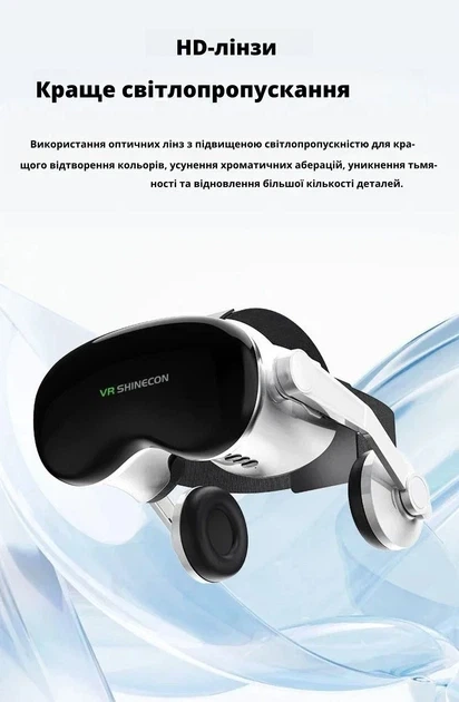 VR очки с геймпадом VR LUX PRO – комплект: 3D очки Shinecon G18EB + беспроводной джойстик Terios X3, для смартфонов 4.7–6.7", - изображение 7