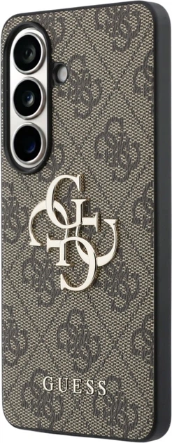 Etui plecki Guess 4G Big Metal Logo do Samsung Galaxy S26 Plus Brown (3666339613730) - obraz 2