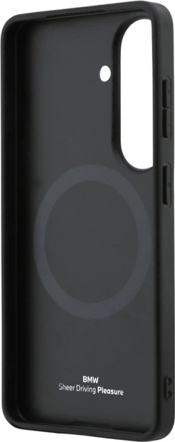 Etui BMW IML Leather Hot Stamp MagSafe do Samsung Galaxy S26+ Black (BMHMS26M25SLLBK) - obraz 7