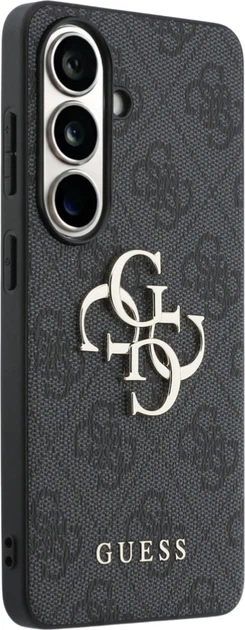 Etui plecki Guess 4G Big Metal Logo do Samsung Galaxy S26 Plus Black (3666339613709) - obraz 4