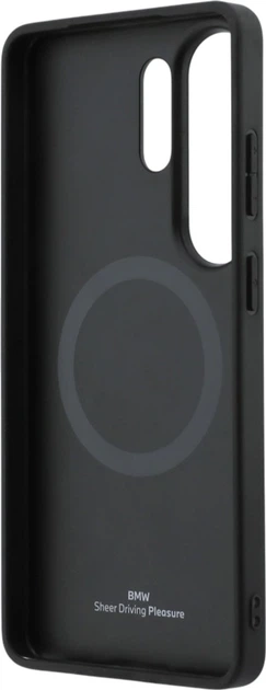 Etui BMW IML Leather Hot Stamp MagSafe do Samsung Galaxy S26 Ultra Black (BMHMS26L25SLLBK) - obraz 7