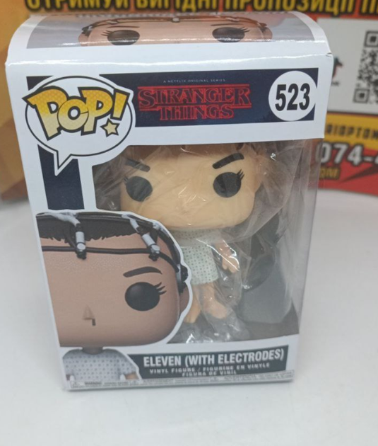 Фигурка Oдиннадцать Оди Очень странные дела Stranger Things Eleven Pop Поп детская игрушка 10см №523 - изображение 4