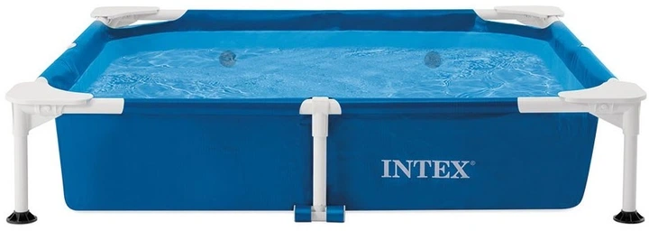 Басейн каркасний для собак Intex Paws 48402NP квадратний з насосом 152 × 30.5 см (6941057429304) - зображення 2