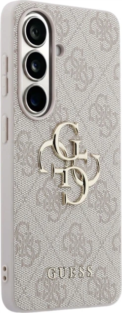 Панель Guess 4G Big Metal Logo для Samsung Galaxy S26 Plus Pink (3666339613761) - зображення 4