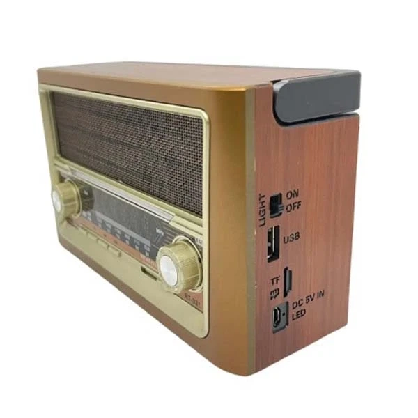 Портативний радіоприймач Everton RT-321 FM/AM/SW/Bluetooth/USB/ліхтарик - зображення 2