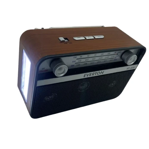 Портативный радиоприемник Everton RT-309 FM/AM/SW/Bluetooth/USB/фонарик - Фото 3 Портативный радиоприемник Everton RT-309 FM/AM/SW/Bluetooth/USB/фонарик - изображение 3