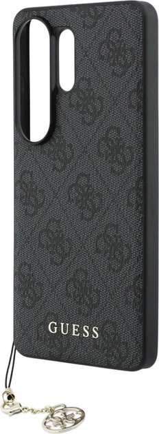 Etui plecki Guess 4G Classic Logo Charm MagSafe do Samsung Galaxy S26 Ultra Black (3666339613976) - obraz 5