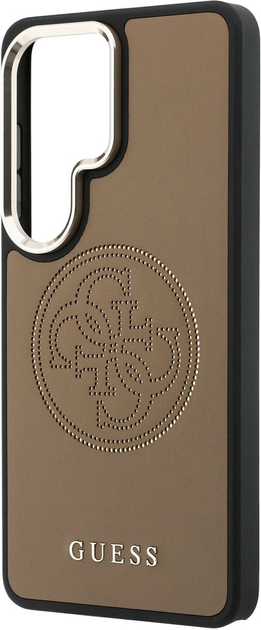 Etui Guess Perforated Logo MagSafe do Samsung Galaxy S26 Ultra Brown (3666339613112) - obraz 6