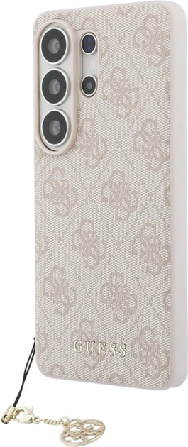 Etui plecki Guess 4G Classic Logo Charm MagSafe do Samsung Galaxy S26 Ultra Pink (3666339614010) - obraz 2