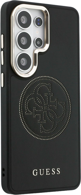 Etui Guess Perforated Logo MagSafe do Samsung Galaxy S26 Ultra Black (3666339613143) - obraz 3