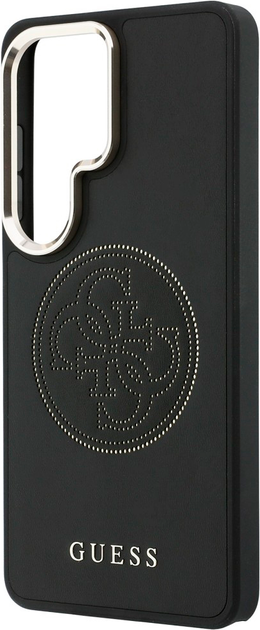 Etui Guess Perforated Logo MagSafe do Samsung Galaxy S26 Ultra Black (3666339613143) - obraz 5