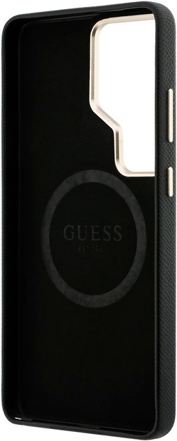 Etui Guess Rhinestone Round Logo MagSafe do Samsung Galaxy S26 Ultra Black (3666339613419) - obraz 7