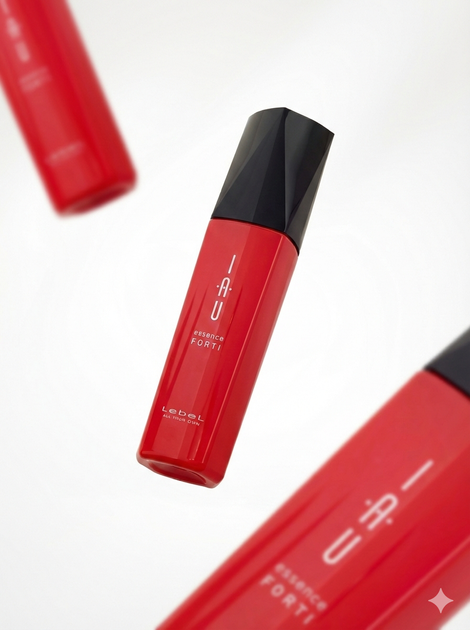 Укрепляющая эссенция для волос Lebel, IAU "Essence FORTI" японская несмываемая сыворотка с термозащитой SPF30 и антисептическим эффектом для придания эластичности, силы, плотности и упругости тонких, ослабленных, ломких, поврежденных волос (100 мл) - изображение 3