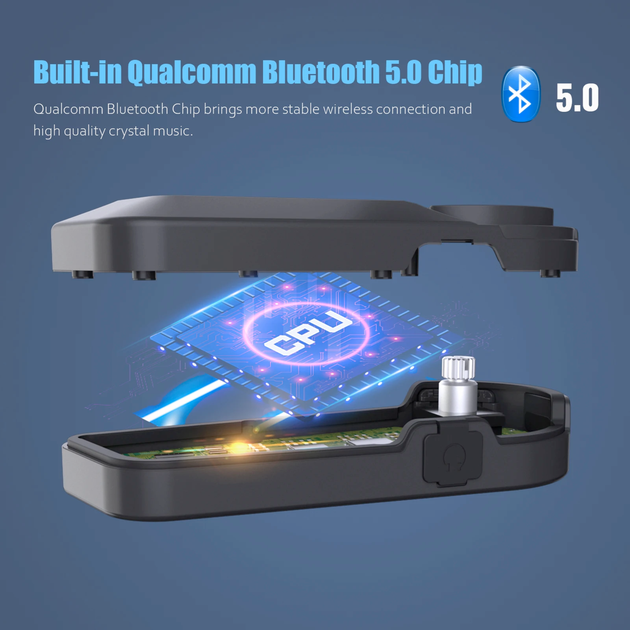 Мотогарнітура FreedConn KY Pro Bluetooth 5.0 для шолома мотоінтерком до 1000 м 6 райдерів IP65 - Фото 2 Мотогарнітура FreedConn KY Pro Bluetooth 5.0 для шолома мотоінтерком до 1000 м 6 райдерів IP65 - зображення 2