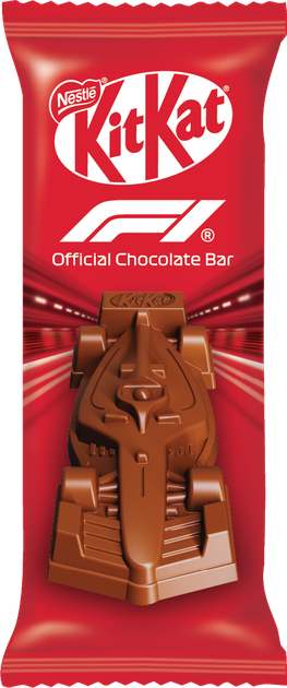 Шоколадные мини-фигурки KitKat в виде болидов Формула 1 66 г (8000300440140) - изображение 2
