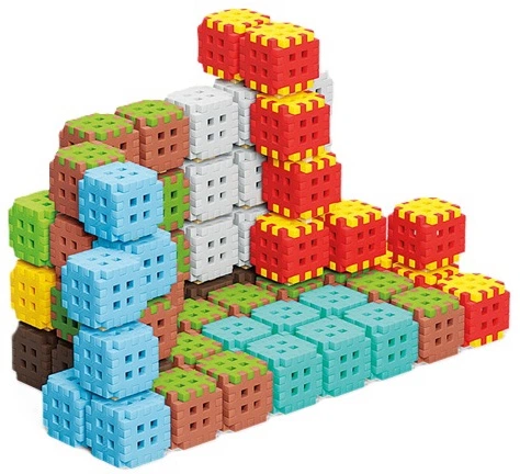 Klocki konstrukcyjne Marioinex Mini Waffle 502 elementy 08228 (5903033908228) - obraz 3