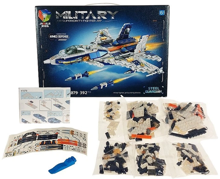 Klocki konstrukcyjne Adar samolot wojskowy 392 elementy 30734 (5901271630734) - obraz 4