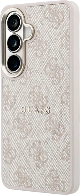 Etui plecki Guess 4G Embossed Ring MagSafe do Samsung Galaxy S26 Plus Pink (3666339613259) - obraz 2