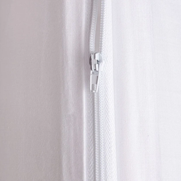 Komplet pościeli Homla Winnie Poszewka na pościel 160 x 200 cm + 2 poszewki na poduszki 70 x 80 cm z bawełny z taksami biały (5906496701832) - obraz 5