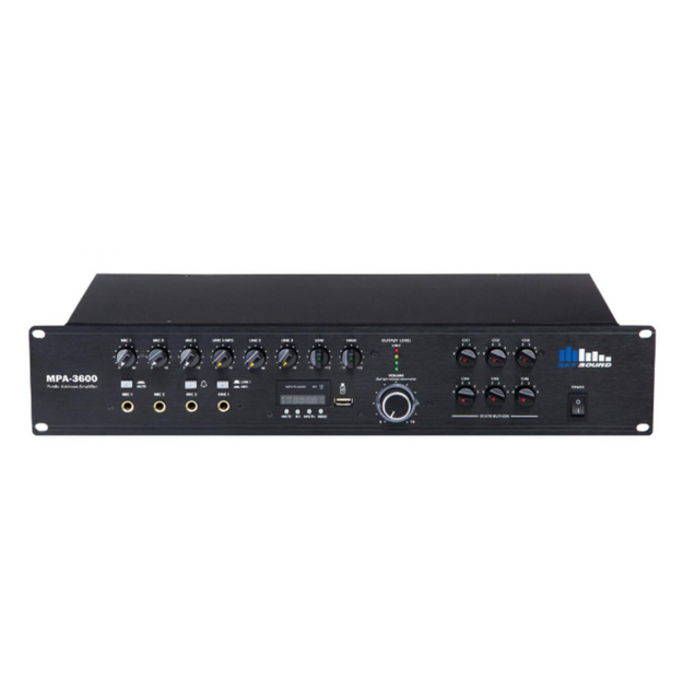Трансляционный усилитель мощности MPA-3600 (6-ZONE) - изображение 2