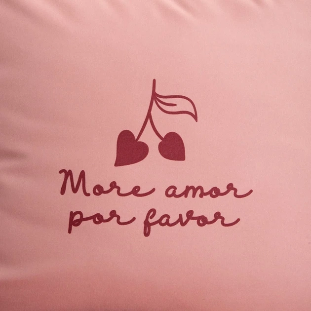 Komplet pościeli Homla Cherish Love Poszewka na pościel 160 x 200 cm + 2 poszewki na poduszki 50 x 60 cm z mikrofibry w wisienki z falbanką (5906496725425) - obraz 5