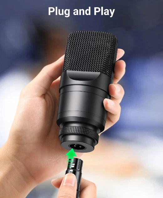 Аудіокабель UGREEN AV130 Cannon Male to Female Microphone Extension Audio Cable 5m Black (UGR-20712) - Фото 5 Аудіокабель UGREEN AV130 Cannon Male to Female Microphone Extension Audio Cable 5m Black (UGR-20712) - зображення 5