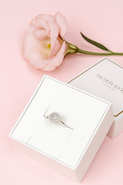 Кольцо серебряное Бесконечность с фианитами Silver Style 17.5 р. (11621.12 sku:2300103840359) - Фото 3 Кольцо серебряное Бесконечность с фианитами Silver Style 17.5 р. (11621.12 sku:2300103840359) - изображение 3