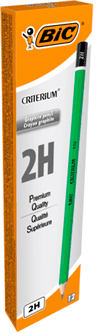 Олівець графітовий BIC Criterium 2H (12) /bc857586/ - Фото 1 Олівець графітовий BIC Criterium 2H (12) /bc857586/ - зображення 1