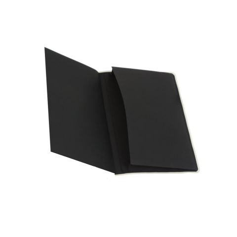 Блокнот BUROMAX 125*195мм 96арк. TWEED 291163-02 штучна шкіра, синій, на гумці (клітинка) /BM.291163-02/ - изображение 5