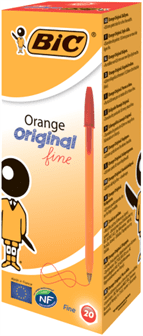 Ручка кулькова BIC Orange червона /bc8099241/ - Фото 2 Ручка кулькова BIC Orange червона /bc8099241/ - зображення 2