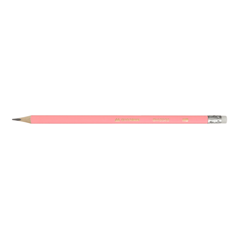 Олівець графітовий BUROMAX 8526 HB із резинкою, PASTEL трикутний (100) /BM.8526/ - зображення 9